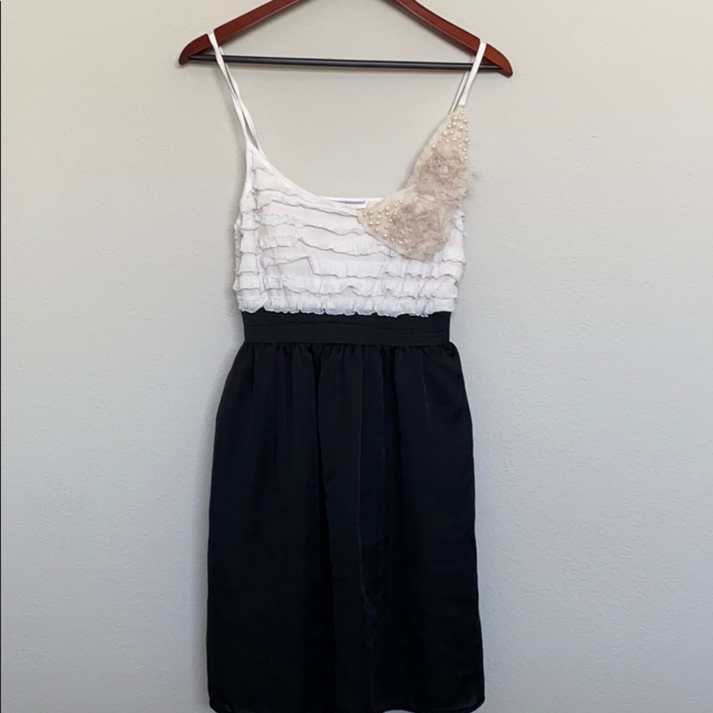 Charlotte Russe: White & Black Dress